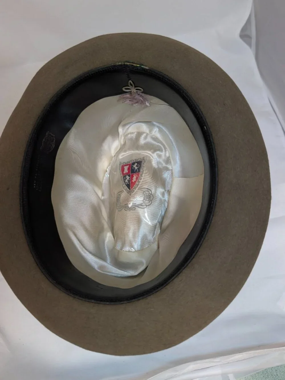 Vintage Wormser Regency Series Light Brown Fedora 7 1/4